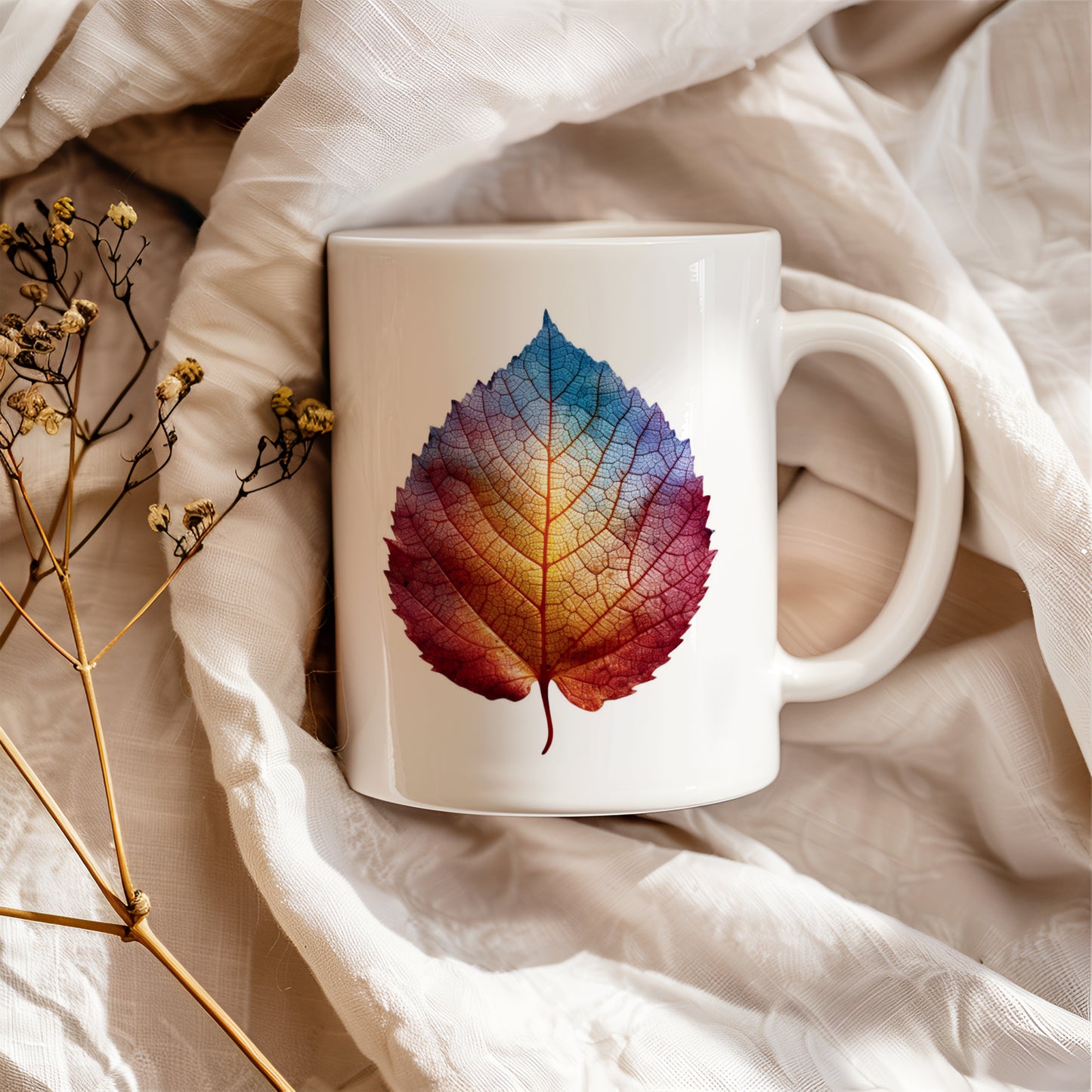 Maple Leaf Ceramic Mug