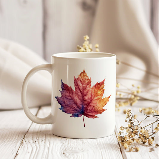 Maple Leaf Ceramic Mug