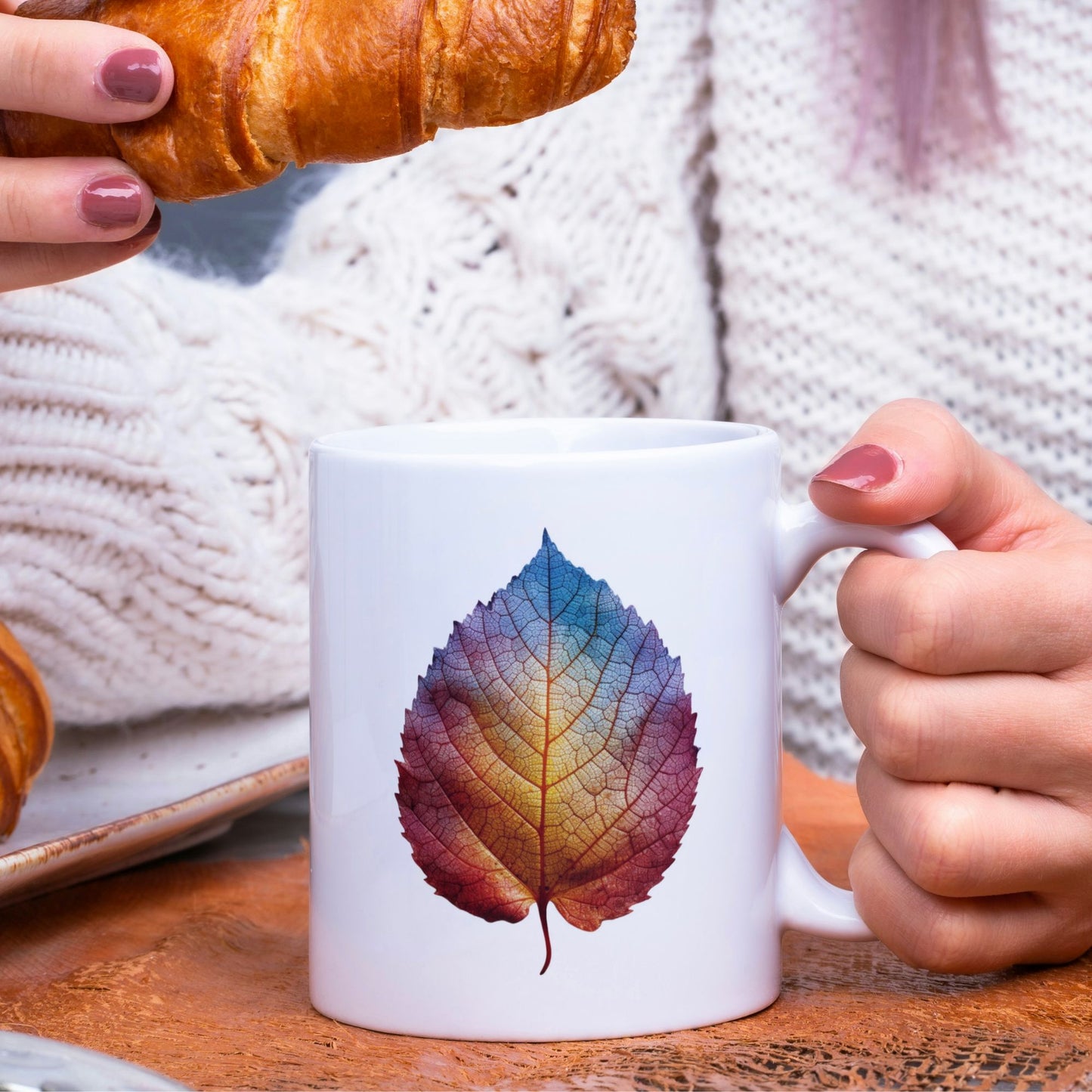 Maple Leaf Ceramic Mug