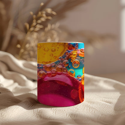 Colorful Bubbles Ceramic Mug