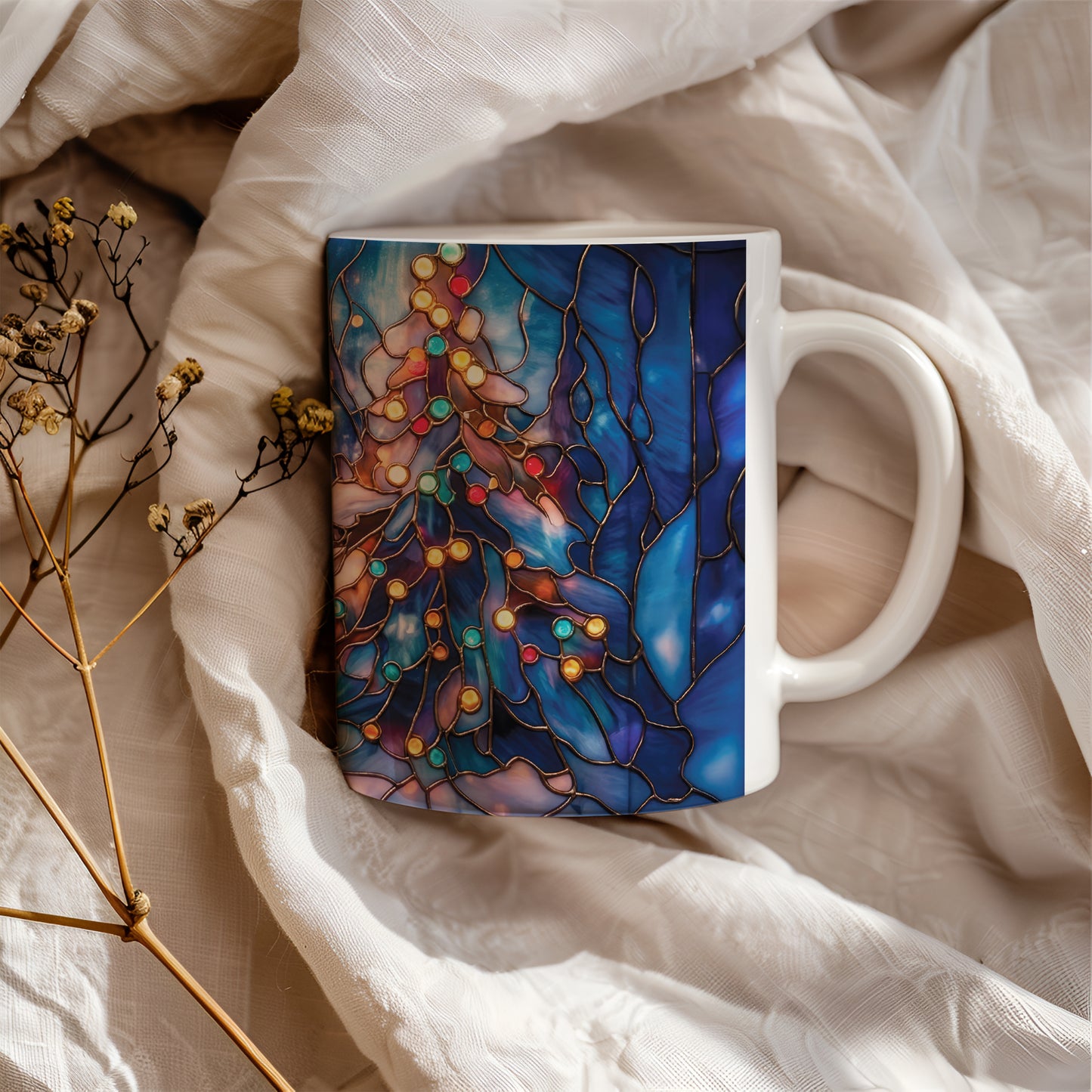 Christmas Church Ceramic Mug