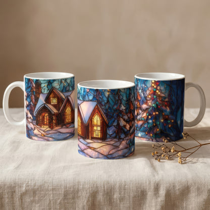 Christmas Church Ceramic Mug