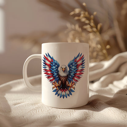 Patriotic Eagle Coffee Mug