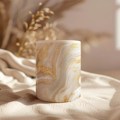 White Marble Effect Mug