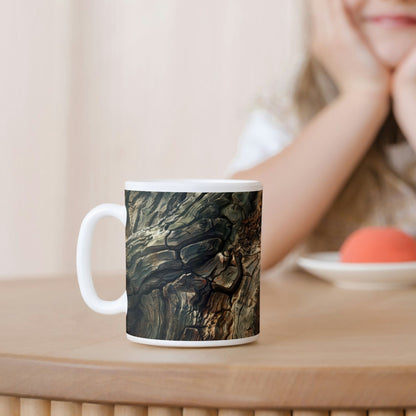 Wood Effect Ceramic Mug