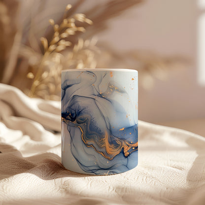 Blue Smoke Ceramic Mug