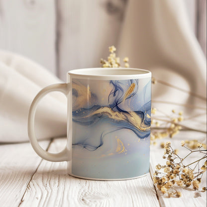 Blue Smoke Ceramic Mug