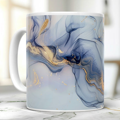 Blue Smoke Ceramic Mug