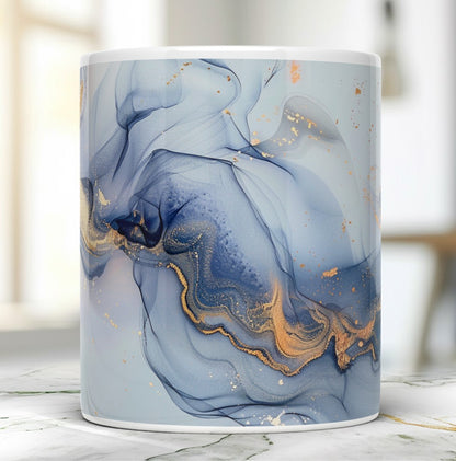 Blue Smoke Ceramic Mug