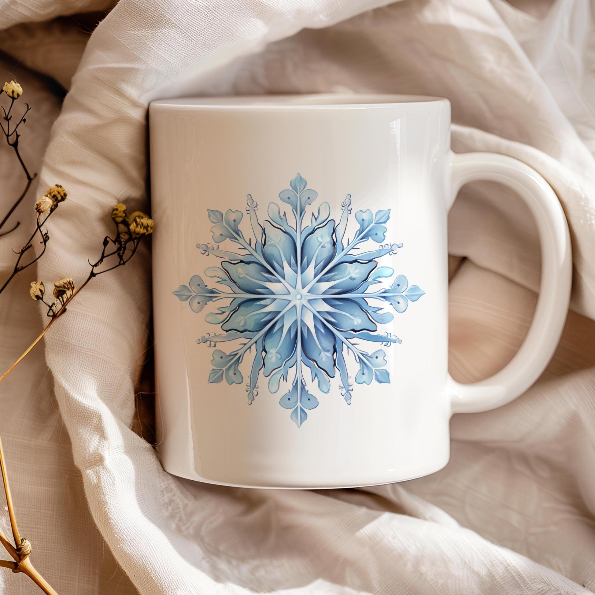 Christmas Bear Mug, Ceramic 11 Oz Tea Cup, Christmas Eve Box Idea, HotChocolate Mug, Gift for Kids, Winter Mug with Polar Bear