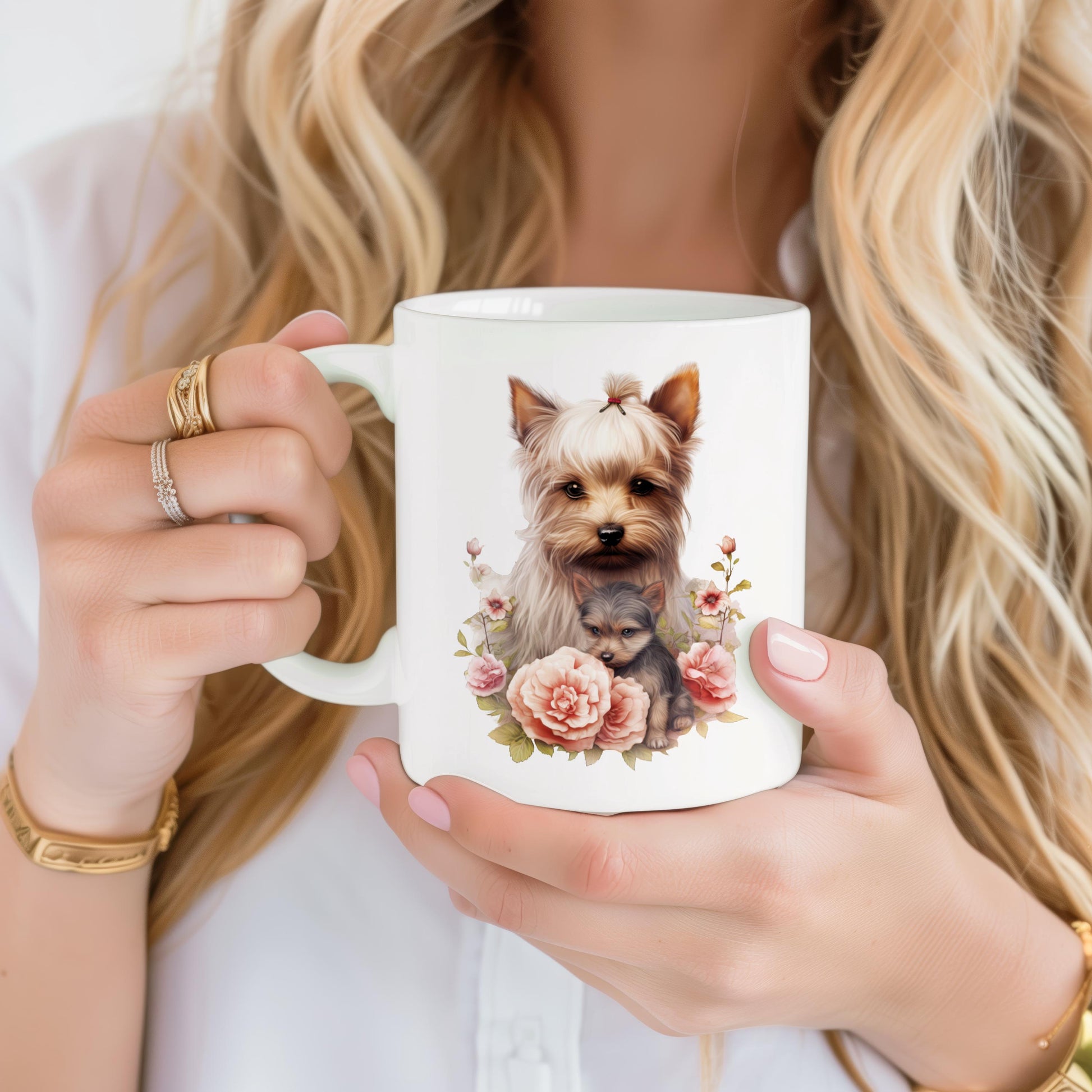 Yorkshire Terrier Mug – Cute Ceramic Coffee Cup for Yorkie Owners, Dog Lover Gift, Yorkshire Terrier Dog Present