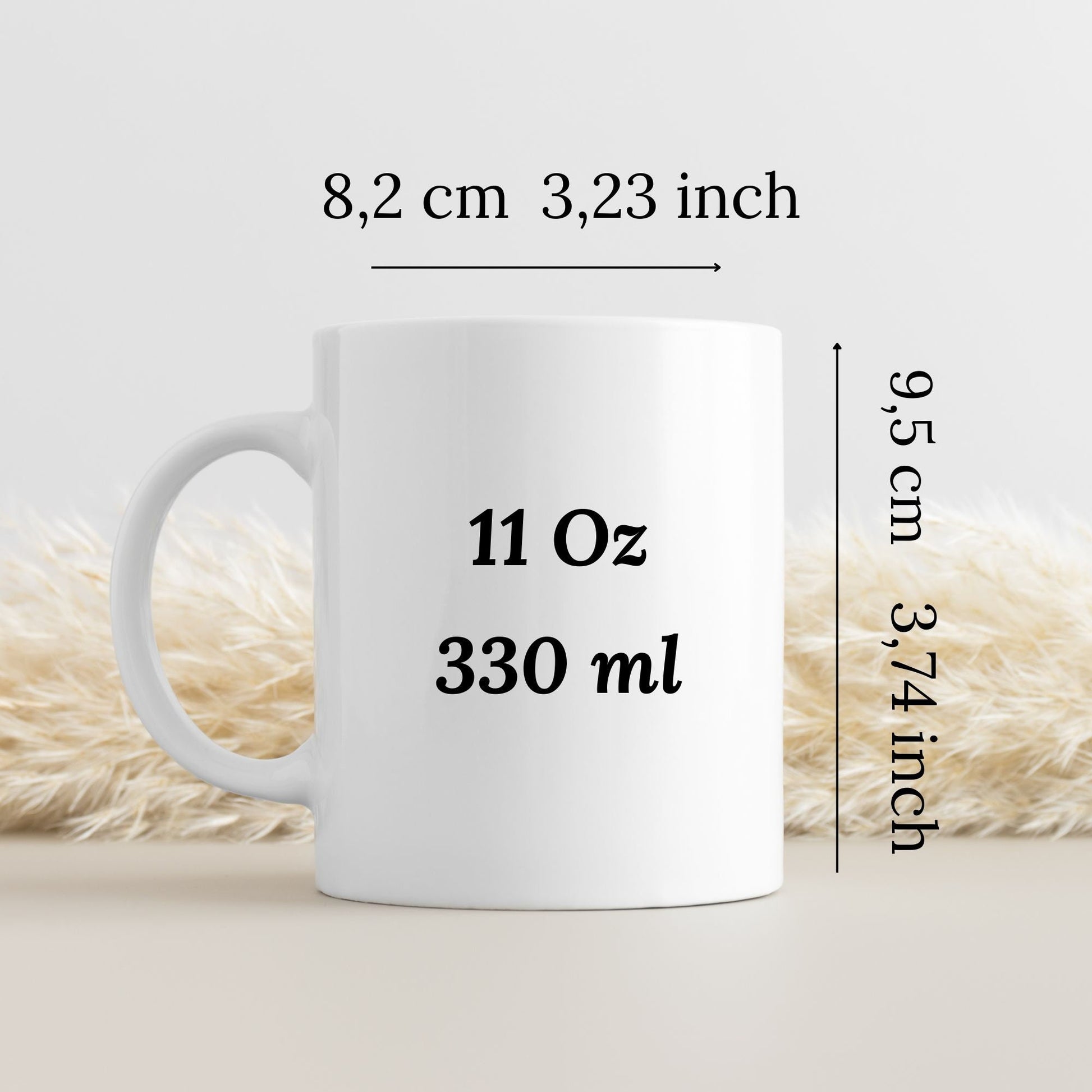 Personalized African Violet Mug: Custom Name Ceramic Coffee Cup