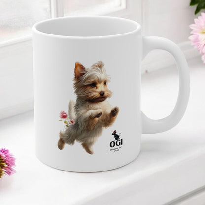 Yorkshire Terrier Mug – Cute Ceramic Coffee Cup for Yorkie Owners, Dog Lover Gift, Yorkshire Terrier Dog Present