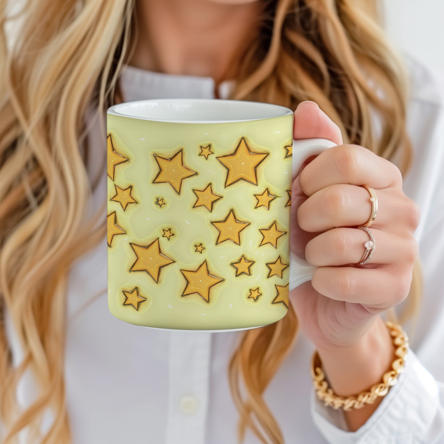 Stars Ceramic Coffee Mug
