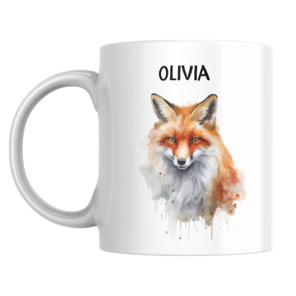 Personalized Fox Ceramic Mug