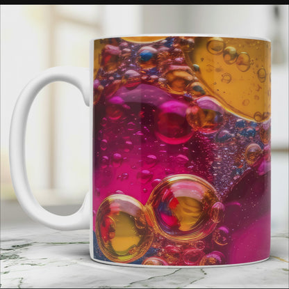 Colorful Bubbles Ceramic Mug
