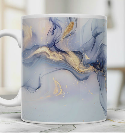 Blue Smoke Ceramic Mug
