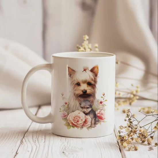 Yorkshire Terrier Mug – Cute Ceramic Coffee Cup for Yorkie Owners, Dog Lover Gift, Yorkshire Terrier Dog Present
