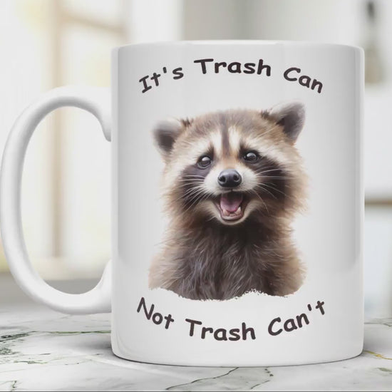 Funny Raccoon Coffee Mug: Sarcastic Animal Lover Gift