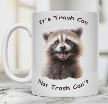 Funny Raccoon Coffee Mug: Sarcastic Animal Lover Gift