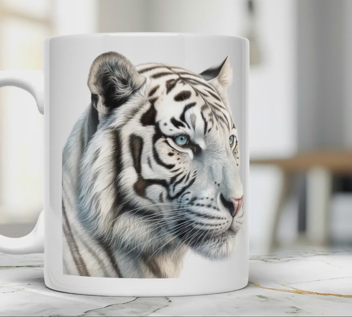Tiger Coffee Mug: Wildlife Animal Lover Tea Cup (11oz)