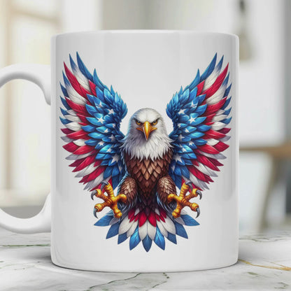 Patriotic Eagle Coffee Mug