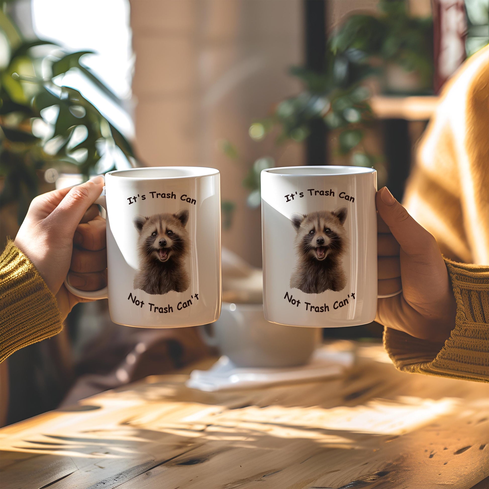 Mug Raccoon With Funny Saying, Coffee Mug, Sarcastic Phrase, Tea Cup With Humor Text, Funny Gifts for Animal Lovers, Raccoon Lovers gift