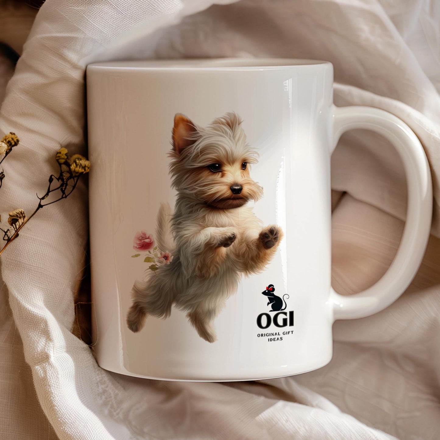 Yorkshire Terrier Mug – Cute Ceramic Coffee Cup for Yorkie Owners, Dog Lover Gift, Yorkshire Terrier Dog Present
