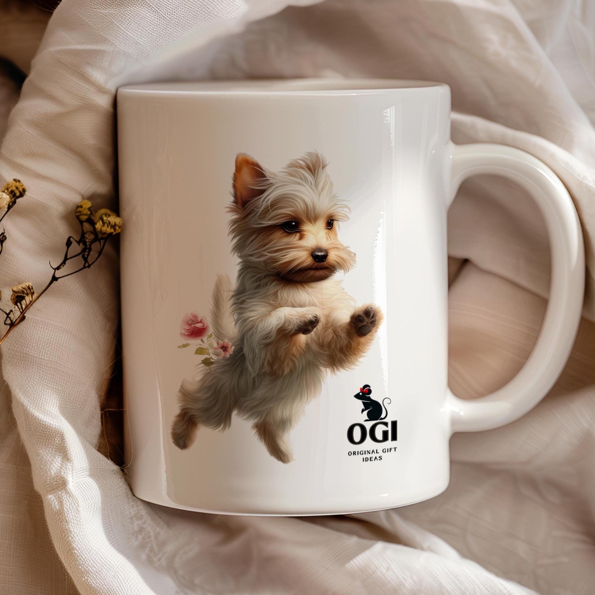 Yorkshire Terrier Mug – Cute Ceramic Coffee Cup for Yorkie Owners, Dog Lover Gift, Yorkshire Terrier Dog Present