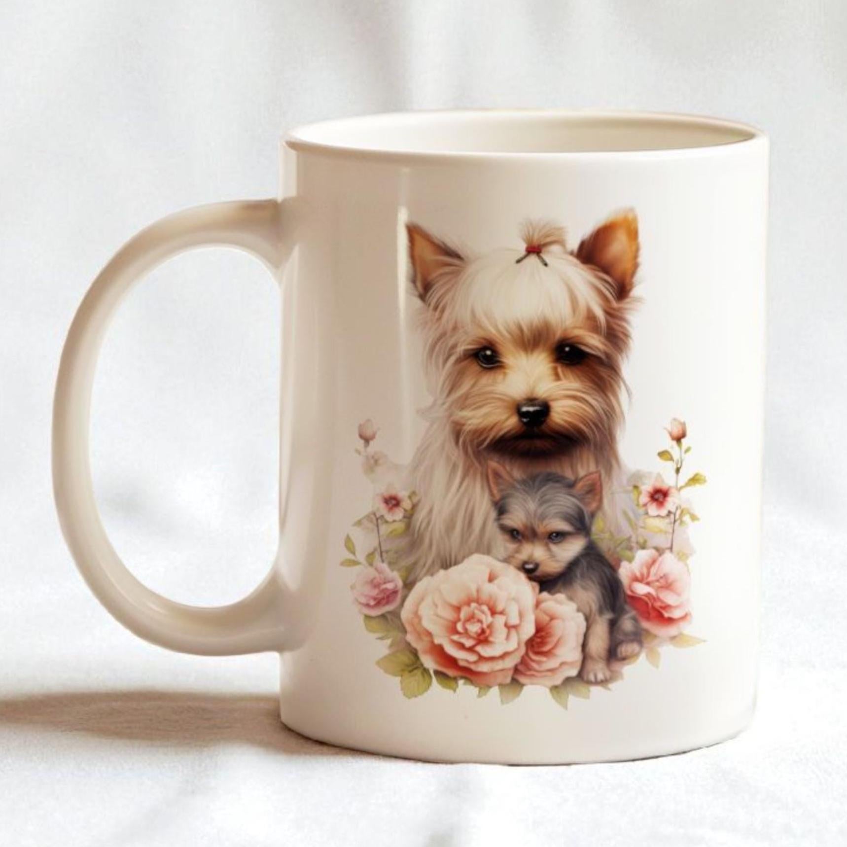 Yorkshire Terrier Mug – Cute Ceramic Coffee Cup for Yorkie Owners, Dog Lover Gift, Yorkshire Terrier Dog Present