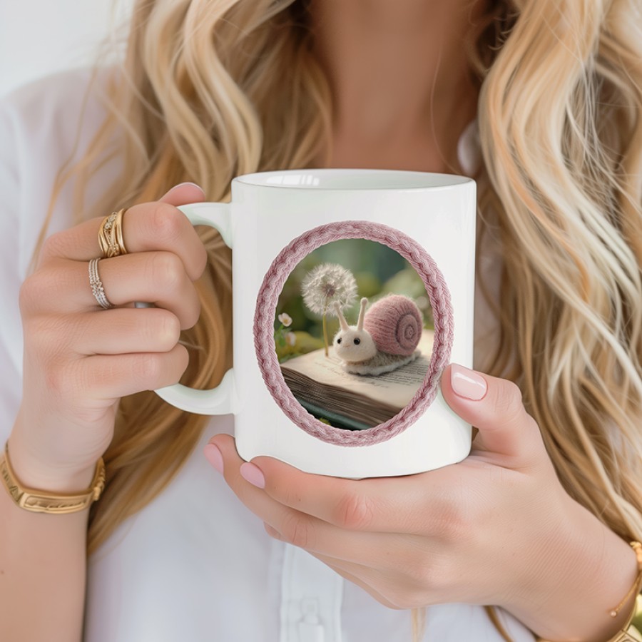"Cute Snail Mug"