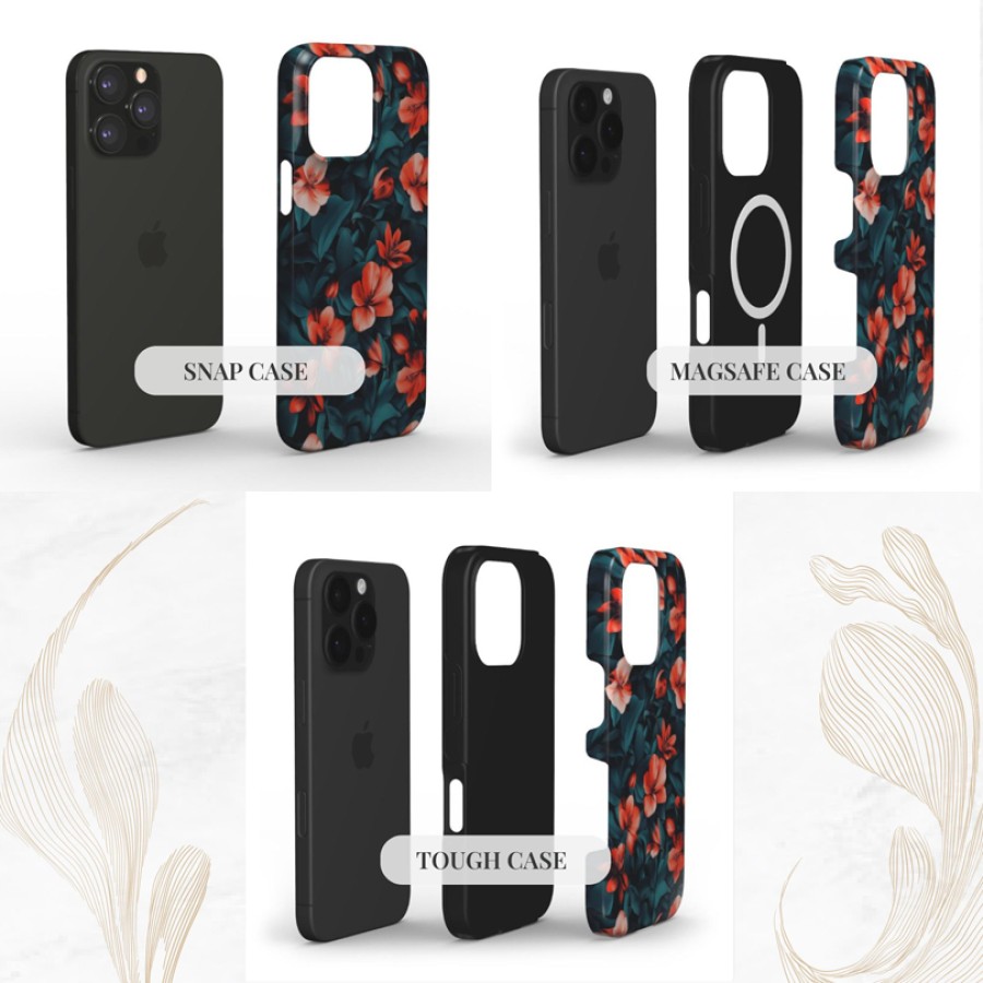 Orange Flowers Case